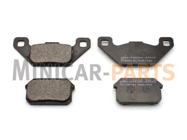 Bromsbelägg set bak Ligier / Microcar / Dué / Chatenet