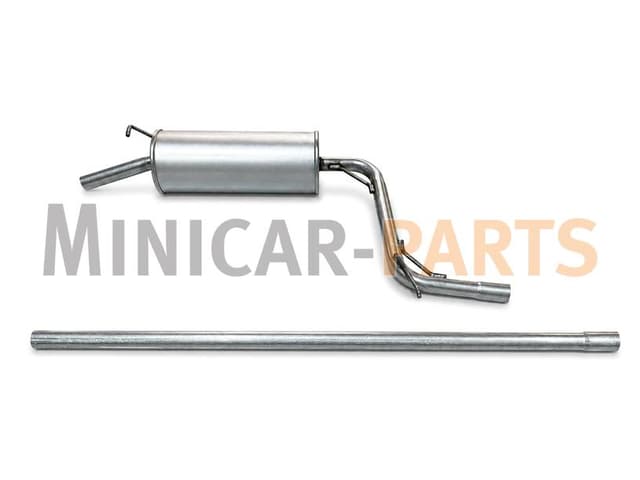 Ändljuddämpare avgassystem Microcar MC1